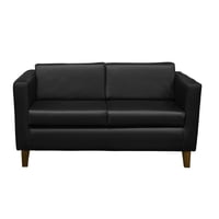 Latam Home - Sofa Sicilia 2C Pu Negro