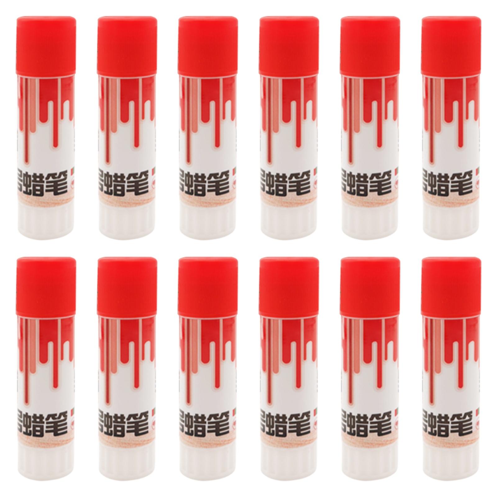 Bothyi - Ganadería Inoculación De Crayón Agricultura Rotatable Accesorios De Marcado De Ganado 12 Piezas Rojo