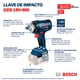 thumbnail image 3 of Llave De Impacto Inalámbrica Gds 18v-400 +2 Bat + Carg, 3 of 3