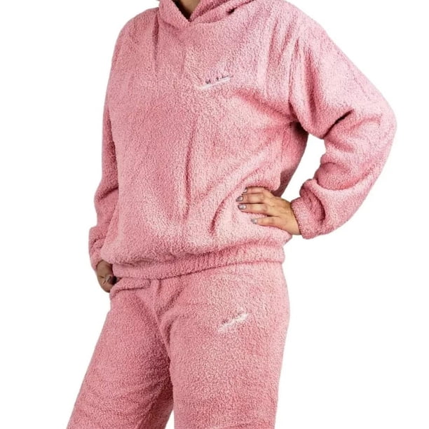 Pijama Mujer Corderito y polar Sin Gorro Calidad Premium 301