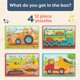 thumbnail image 5 of Juego de rompecabezas B. Toys Pack o' Puzzles Truck Wooden 12 piezas 3+, 5 of 8