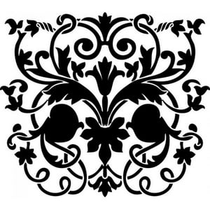 Rienda Libre Graphics - Decomural Regal Floral Headboard Ws-18230
