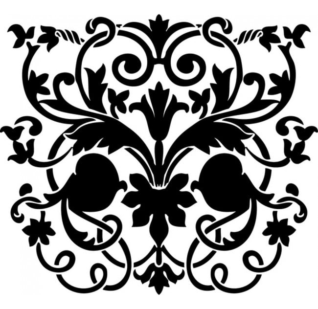 Rienda Libre Graphics - Decomural Regal Floral Headboard Ws-18230