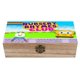 thumbnail image 1 of Canciones Infantiles Caja Organizadora de Madera Rústica - Caja Decorativa Multifuncional para Escritorio, Hogar, Oficina, Joyas y Manualidades, 1 of 6