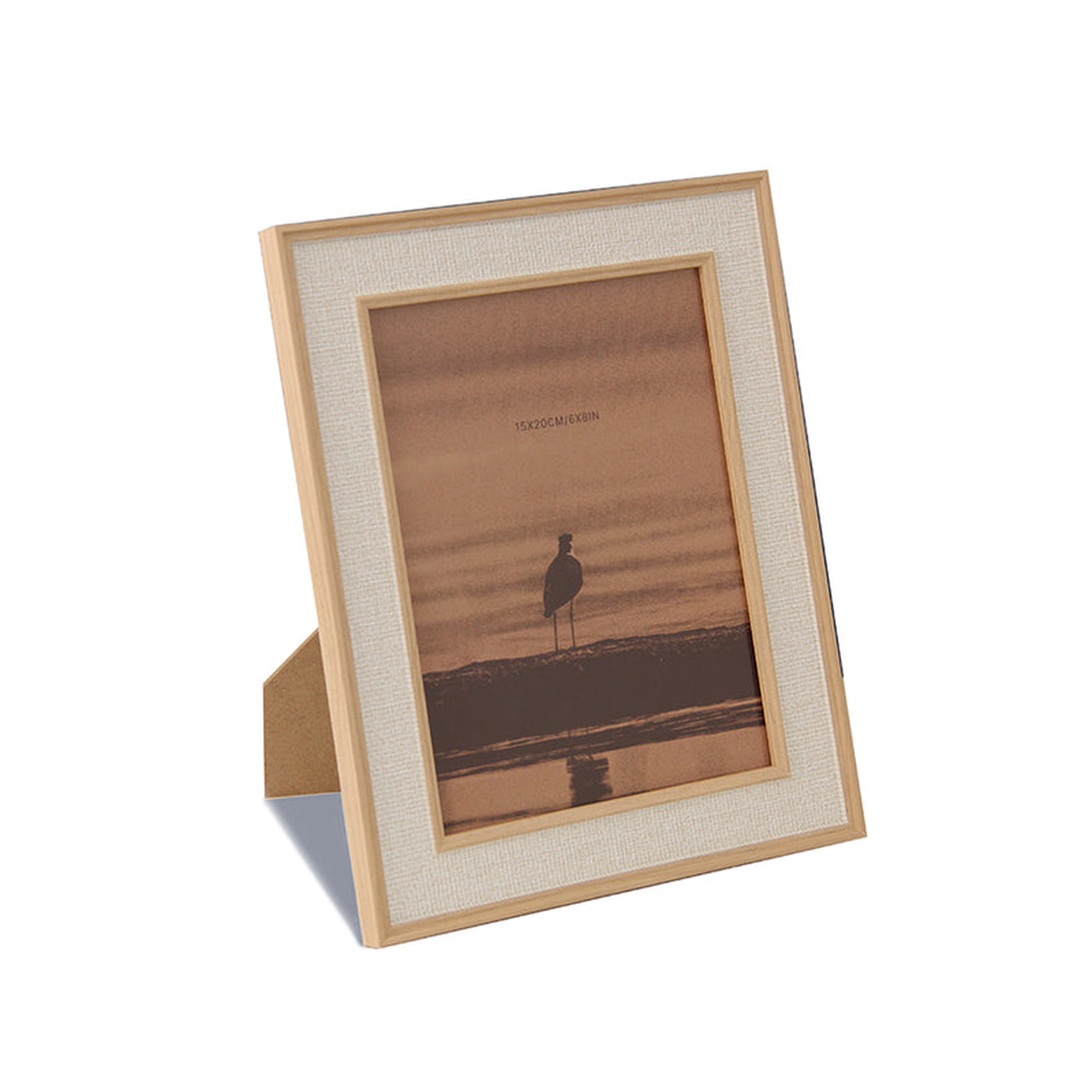 Vgo - Marco 13x18 Simil Madera Rustico Natural