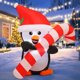 thumbnail image 1 of Pingüino Goosh inflable navideño de 1,5 m con LED para decoración de jardín, 1 of 6