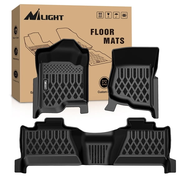 Tapetes de piso Nilight de TPE para Chevy Silverado y GMC Sierra 2007-14