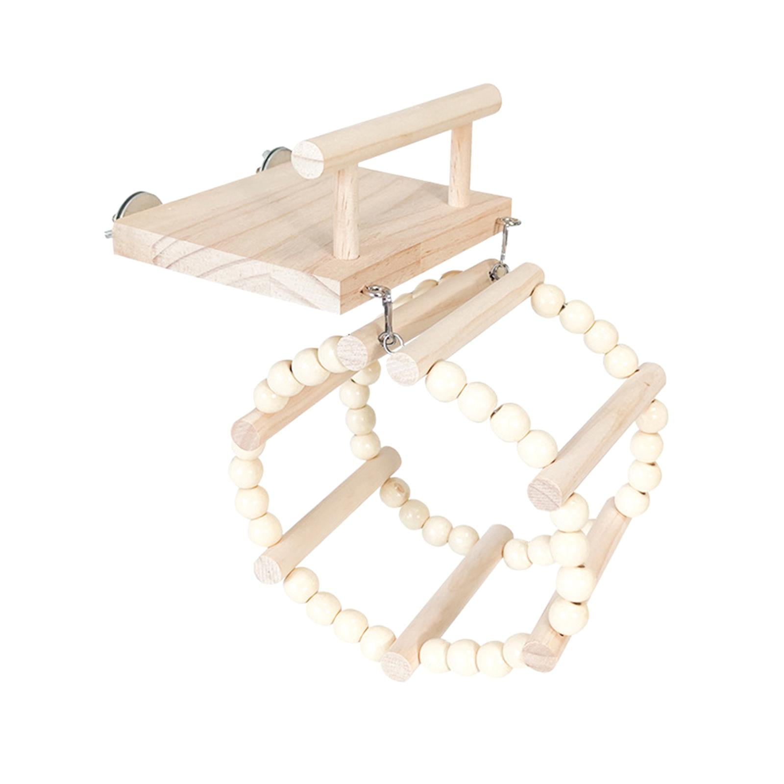 Plataforma Para Percha Para Pájaros, Juguete Para Masticar Loros Y Pájaros, Soporte De Ejercicio Para Loros Pequeños Y Medianos