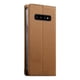 thumbnail image 4 of Funda Tipo Cartera de Cuero Sintético para Samsung Galaxy S10 Bloqueo RFID, con Ranuras para Tarjetas y Bolsillo para Efectivo, Cierre Magnético Fuerte Marrón, 4 of 6