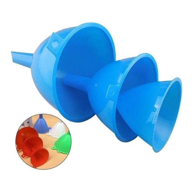 Pack X3 Embudo Plastico Embudo De Plastico Embudo Multiuso | Lider