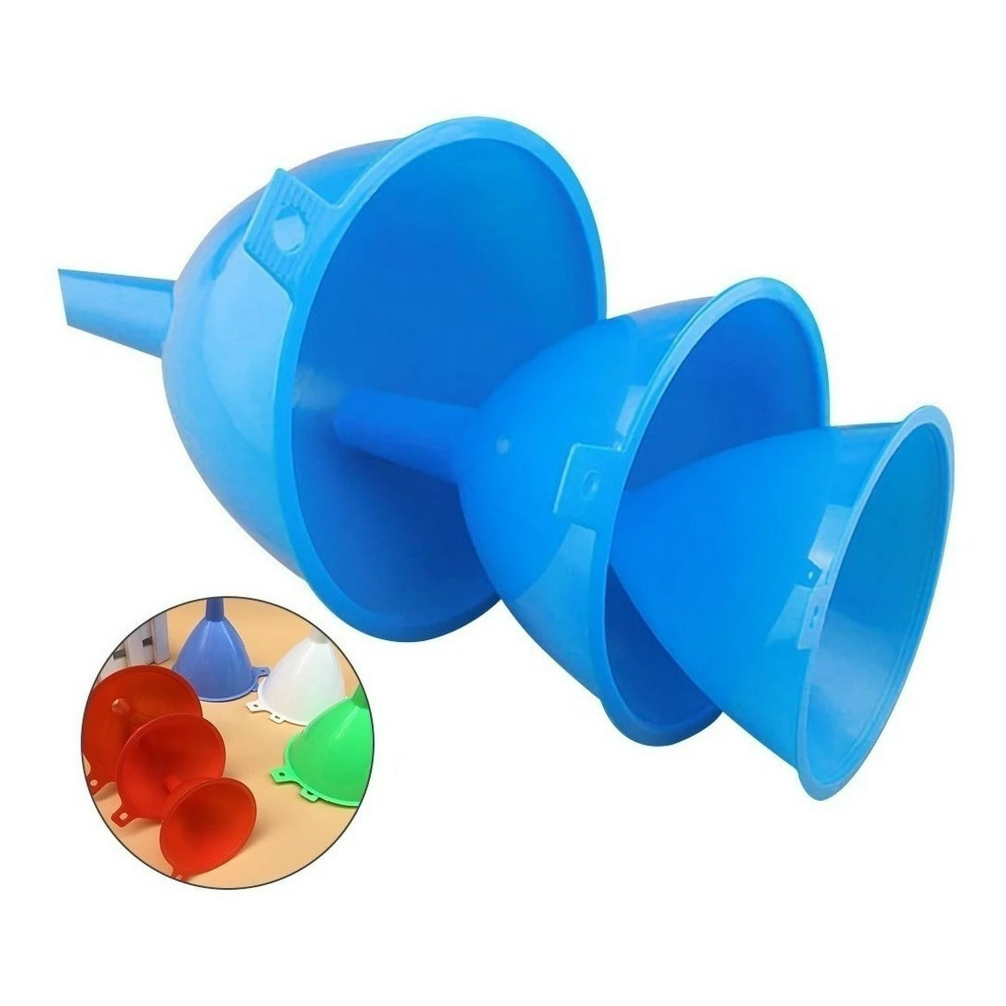 Genérico - Pack X3 Embudo Plastico Embudo De Plastico Embudo Multiuso