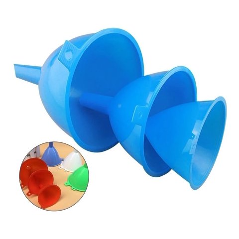 Genérico - Pack X3 Embudo Plastico Embudo De Plastico Embudo Multiuso