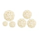 thumbnail image 3 of 6 Uds Bola De Mimbre De Ratán Natural Accesorios Para Fotos Hogar Boda DIY Baratija, 3 of 5