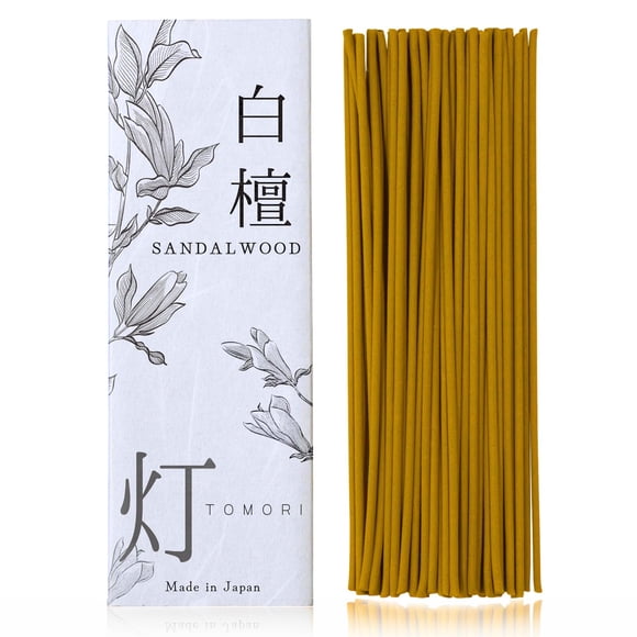 Varillas de incienso TOMORI Premium de madera de sándalo japonés x60