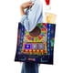 thumbnail image 4 of Rock Paper Scissors Bolso de tela con estampado de lienzo para mujer, bolsa de compras reutilizable y estética, con cremallera interior, regalo para mujer, 35 × 40 cm., 4 of 6