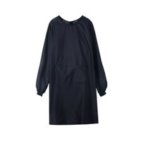 Ioensy - Delantal De Aseo Para Mascotas, Salón De Belleza, Baño De Mascotas, Impermeable, Mangas Largas, Negro