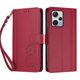 thumbnail image 3 of Funda Cartera Trébol para Xiaomi Redmi Note 12 Pro Plus 5G con Ranuras Tarjetas y Carga Inalámbrica Rojo, 3 of 6