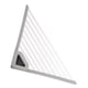 thumbnail image 1 of Escurridor De Platos Para Fregadero Plegable Triangular, Accesorio Versátil Para Cocina Portátil, 60x43x43cm, Gris Claro, 1 of 3