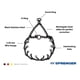 thumbnail image 2 of Collar de entrenamiento Herm Sprenger negro de acero inoxidable de 3,2 mm, 2 of 7