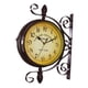 thumbnail image 4 of Reloj De Pared Redondo De Doble Cara, Decorativo, Para Dormitorio, Sala De Estar, Hotel., 4 of 5