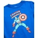 thumbnail image 3 of Pack de 5 Remeras de Algodón con Gráficos de Marvel Avengers para Niños, 3 of 7