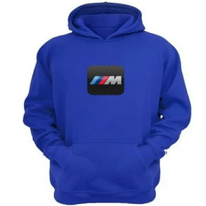 Genérico - Polerón Canguro Im Bmw Azul Talla M Unisex