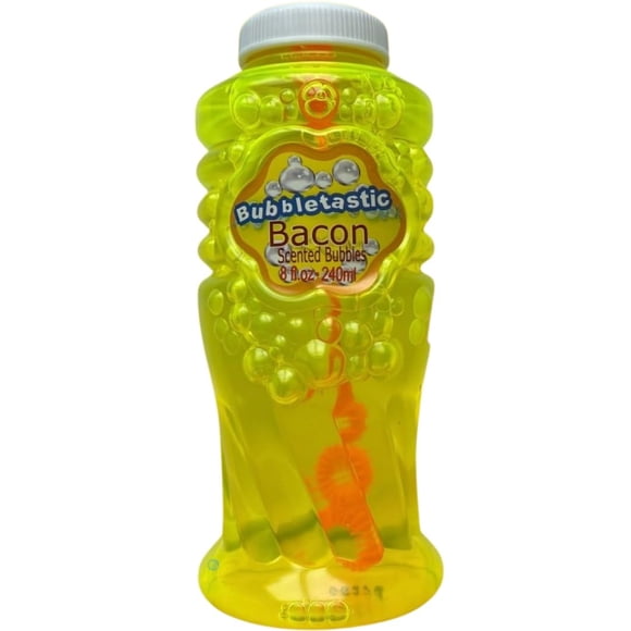 Bubble Solution Bubbletastic Bubbles para perros, 240 ml, tocino