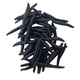 thumbnail image 3 of 100 Piezas Maggot Grub Spoof Toys Juguete Falso Aterrador Y Repugnante Juguetes de Halloween Broma Asustar Gusanos Falsos para Rellenos de Bolsas de R negro, 3 of 5