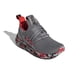 thumbnail image 1 of Zapatillas adidas Lite Racer Adapt 7.0 unisex para niños, color gris y rojo solar, 1 of 6