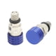 thumbnail image 2 of 2 Piezas M5 0,8mm Válvula De Presión De Purga De Aire De Horquilla Para Motocicleta Azul Duradero, 2 of 5