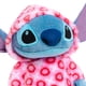 thumbnail image 4 of Peluche Disney Stitch, tamaño grande, 33 cm, con capucha y corazón de San Valentín, 4 of 6