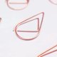 thumbnail image 4 of Clips de papel DEEDYGO, acero inoxidable, oro rosa, 250 unidades, 4 of 6
