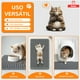 thumbnail image 5 of Alfombra Atrapa Arena De Gatos Tapete Arenero Michis 60x45cm Gris, 5 of 9