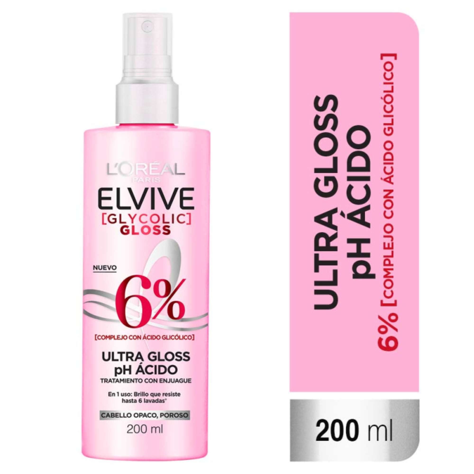 Elvive - Acondicionador Acidifier Glycolic Gloss