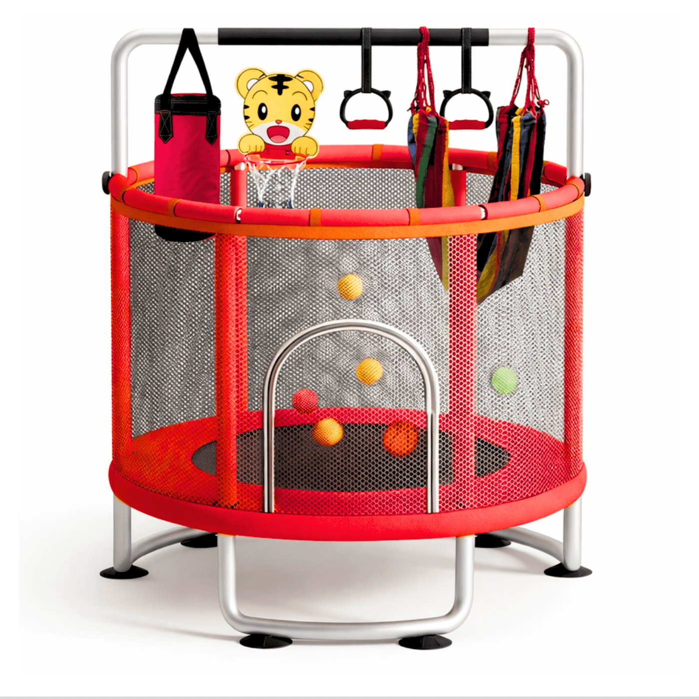 Mekalin - Trampolín Infantil Cama Elástica Para Niños Brincolín 140cm