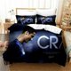 thumbnail image 1 of Football Players Print Quilt Duvet Cover Set Soft Bedding Bedclothes 3-Piece Bedding Set, 1 of 5