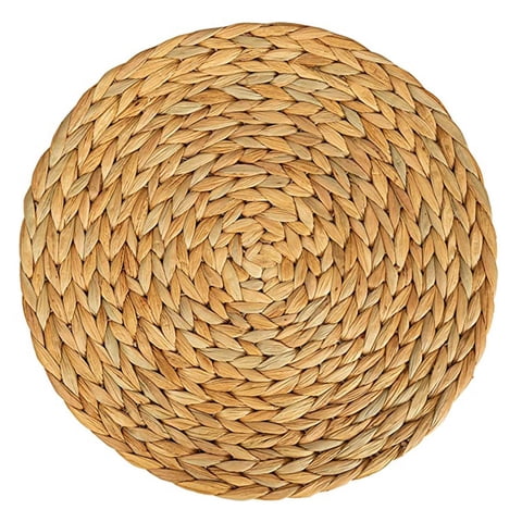 Magideal - Manteles Individuales Tejidos, Almohadillas Resistentes Al Calor, Chimenea Antideslizante, Manteles Individuales Decorativos Rústicos Elegantes, Mante , 18 Cm