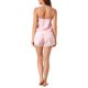 thumbnail image 3 of INSPIRE CHIC Conjunto de Pijamas de Encaje para Mujer, Camiseta de Tirantes y Shorts, Ropa de Dormir de Satén con Escote en V, Tallas XS-XXL, Rosa, Talla X-Small, 3 of 7
