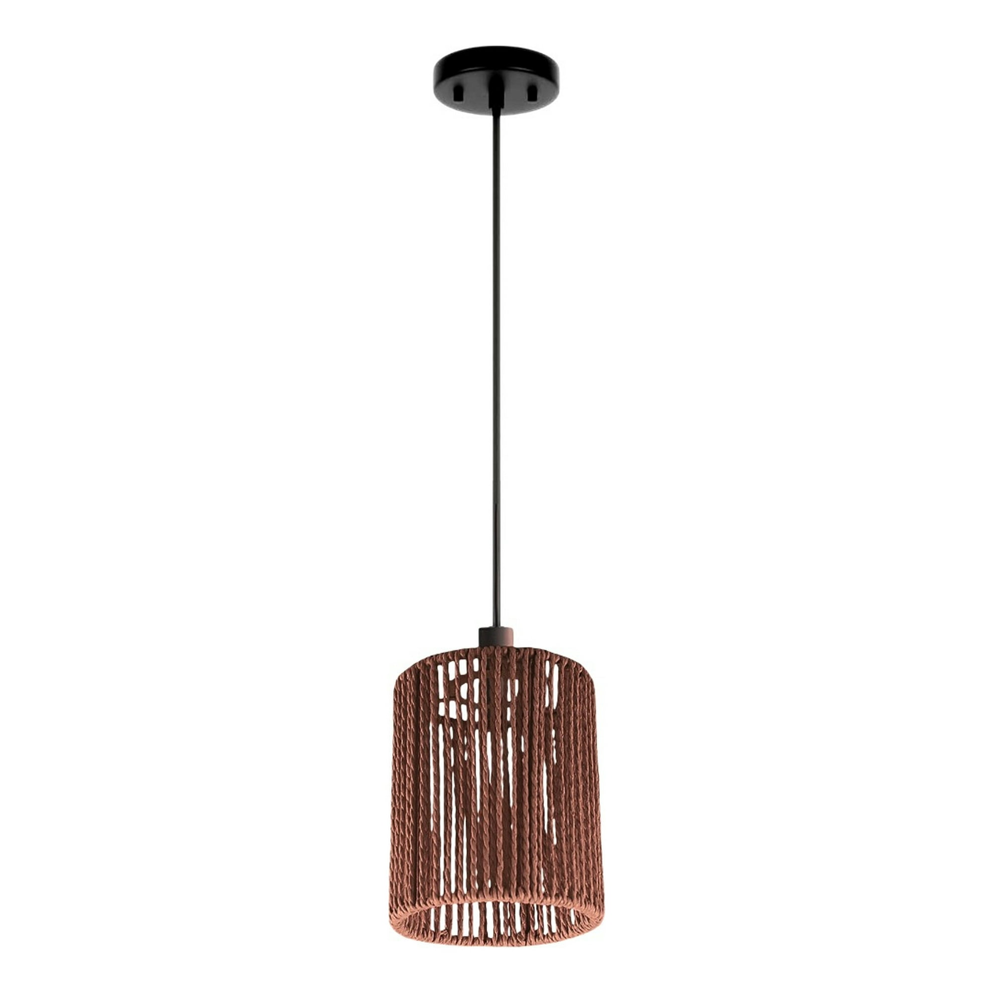 Genérico - Lámpara Colgante Natural Bohemia Tejida Decorativa Jhn
