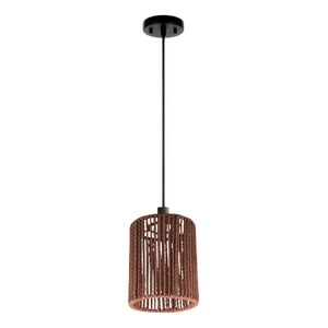 Genérico - Lámpara Colgante Natural Bohemia Tejida Decorativa Jhn