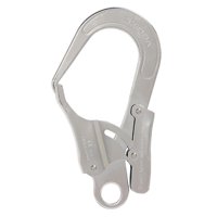 Magideal - Mosquetón Con Cierre Automático, Mosquetón Con Cierre Automático, Gancho Para Arnés, Clip De Hardware, Mosquetón Con Resorte Para Senderismo, Acampada Plata