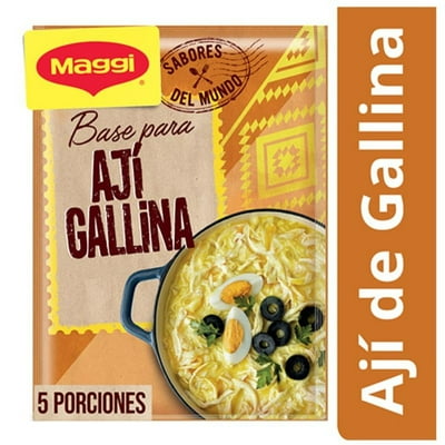 Base Para Ají De Gallina (5 Porciones) Sobre 41 G Maggi