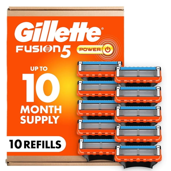 Repuestos Gillette Fusion5 Power 10 Unidades 5 Hojas