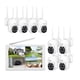 thumbnail image 2 of Kit NVR Srihome 8 camaras IPC030 PTZ Wifi 2MP + NVR NVS009 con pantalla 8CH, 2 of 4