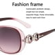 thumbnail image 4 of Gafas de sol retro de gran tamaño para mujer, con protección ancha, de diseñador, ovaladas y elegantes., 4 of 8
