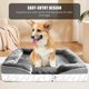 thumbnail image 5 of Sofá cama ortopédico para perros Spotted Play, tamaño mediano, gris, 5 of 7