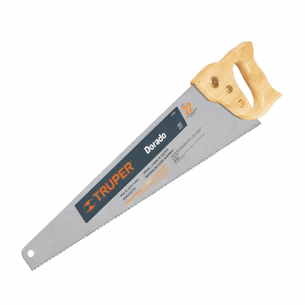 Serrucho Carpintero 22 Mango Madera Truper Profesional