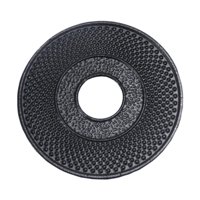 Magideal - Salvamanteles De Hierro Fundido De 5,2 Pulgadas De Diámetro Para Decoración De Mesa, Cojín Para Taza, Almohadilla Aislante Térmica Para Tetera, Tapete