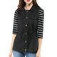 thumbnail image 5 of INSPIRE CHIC Chaleco de Mujer con Cremallera Sin Mangas Anorak de Utilidad Chaqueta de Carga Negra S, 5 of 7