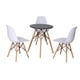 thumbnail image 2 of Mesa de comedor madera blanco 80x75x75 cm, 2 of 2